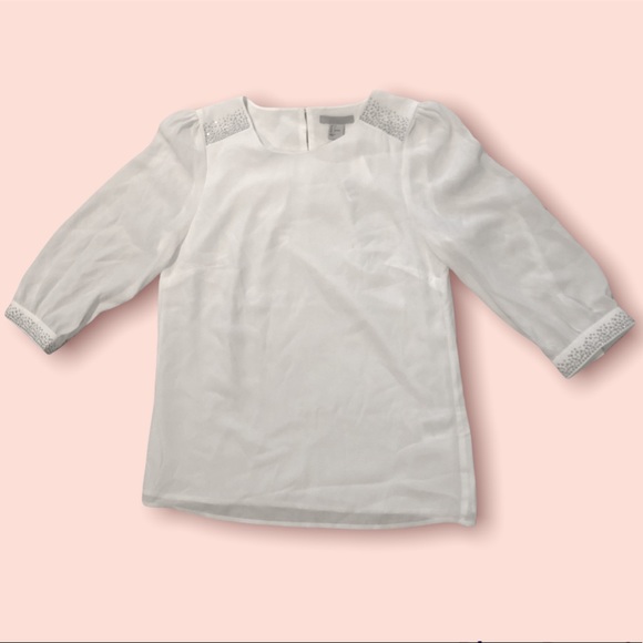 NWT - H&M White Blouse - Picture 1 of 6